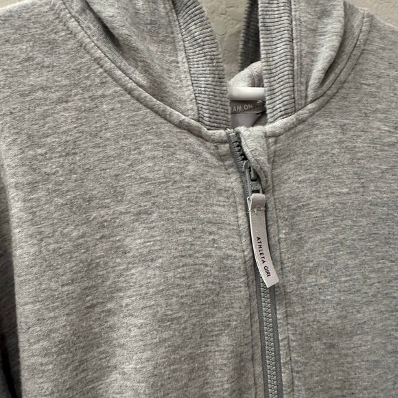 Athleta Girl Grey Zipper Jumpsuit Romper - Picture 4 of 9